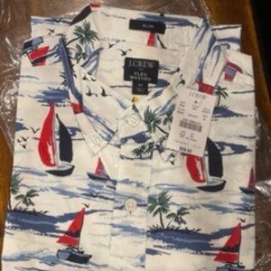 Mens shirt: J. Crew Boats button down